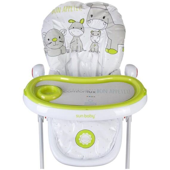 Scaun de masa Comfort Lux Verde - Sun Baby - poza 4 - ExclusivMAG.ro