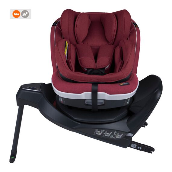 Scaun auto BeSafe iZi Twist B i-Size (0-4 ani) Burgundy Mélange, Culoare: Visiniu, Grupa: 0-18kg (0 luni - 4 ani)  - ExclusivMAG.ro