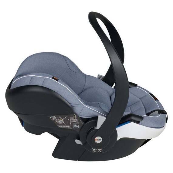 Scaun auto BeSafe iZi Go Modular X1 i-Size Cloud Mélange, Culoare: Albastru, Grupa: 0-13kg (0 luni - 12 luni) - poza 4 - ExclusivMAG.ro