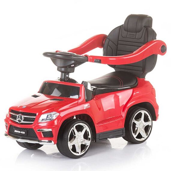 Masinuta de impins cu copertina Chipolino Mercedes Benz GL63 AMG red, Culoare: Rosu - poza 4 - ExclusivMAG.ro