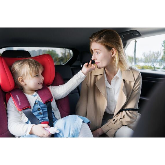 Scaun auto rotativ Apramo Unique Ruby Red, 0 - 36 kg, Culoare: Rosu, Grupa: 0-36kg (0 luni - 12 ani) - poza 4 - ExclusivMAG.ro