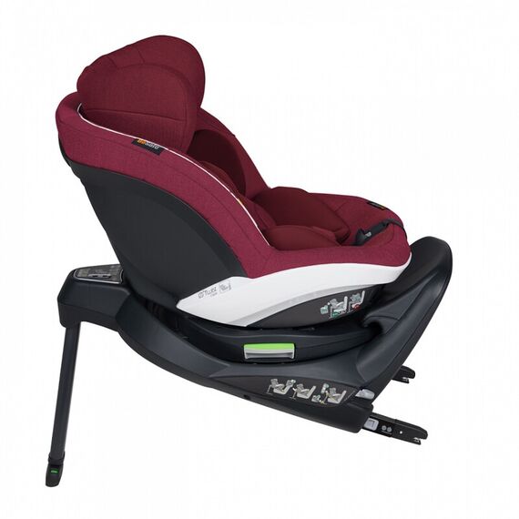 Scaun auto BeSafe iZi Twist i-Size Burgundy Mélange, Culoare: Visiniu, Grupa: 61-105cm (4luni - 4ani) - poza 4 - ExclusivMAG.ro
