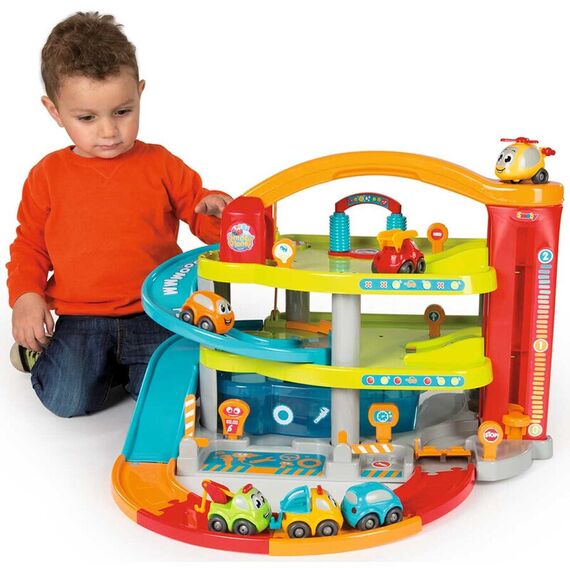 Jucarie Smoby Garajul mare Vroom Planet cu 1 masinuta - poza 10 - ExclusivMAG.ro