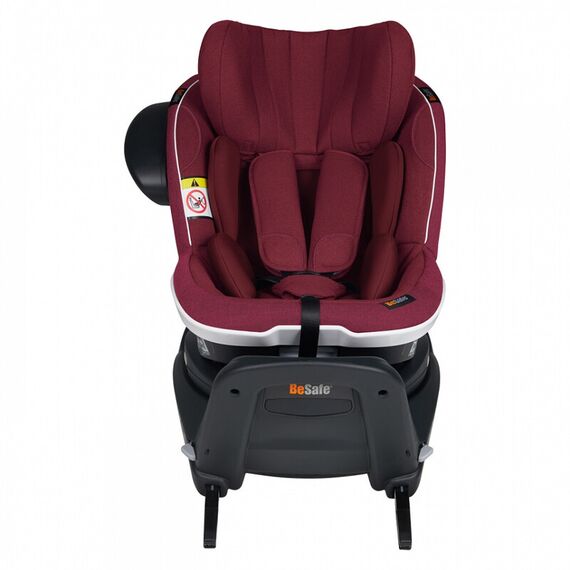 Scaun auto BeSafe iZi Twist i-Size Burgundy Mélange, Culoare: Visiniu, Grupa: 61-105cm (4luni - 4ani) - poza 3 - ExclusivMAG.ro