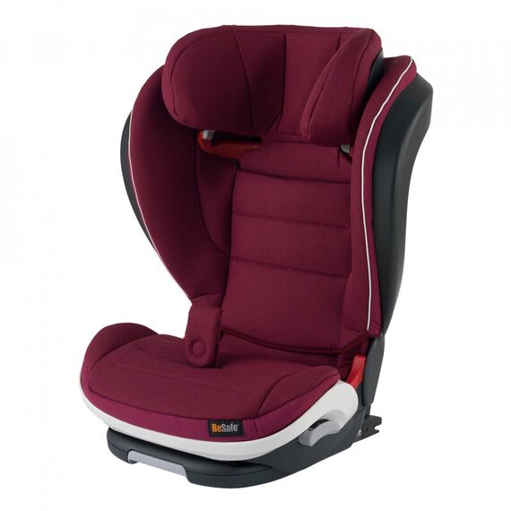 Scaun auto BeSafe iZi Flex Fix i-Size Burgundy Mélange, Culoare: Visiniu, Grupa: 15-36kg (4 ani - 12 ani) - poza 3 - ExclusivMAG.ro