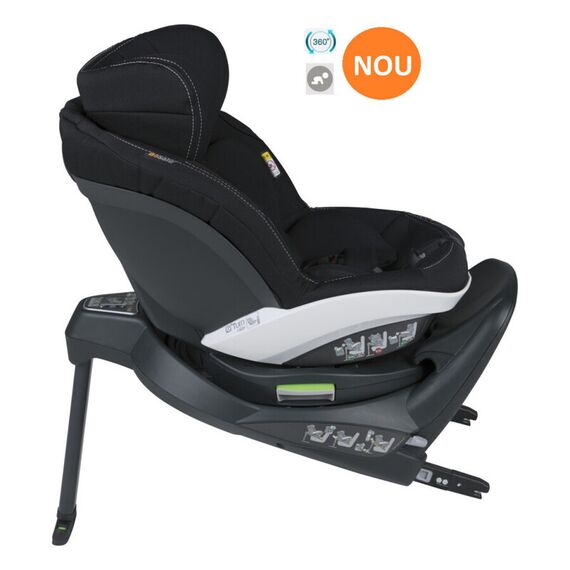 Scaun auto BeSafe iZi Turn i-Size Premium Black Car Interior, Culoare: Gri/Negru, Grupa: 61-105cm (4luni - 4ani) - poza 4 - ExclusivMAG.ro