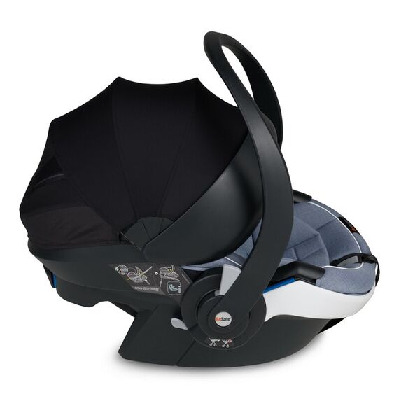 Scaun auto BeSafe iZi Go Modular X1 i-Size Cloud Mélange, Culoare: Albastru, Grupa: 0-13kg (0 luni - 12 luni) - poza 5 - ExclusivMAG.ro