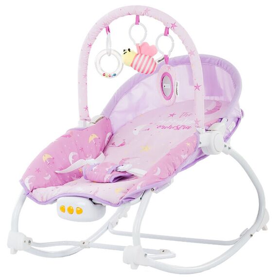 Scaunel balansoar Chipolino Fiesta pink, Culoare: Roz  - ExclusivMAG.ro