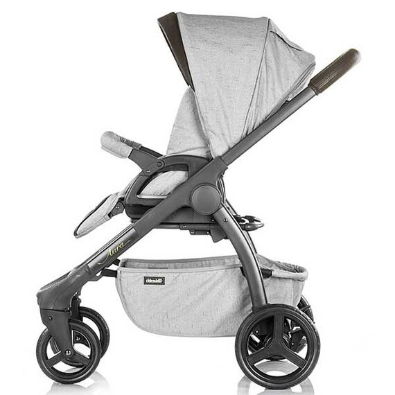 Carucior Chipolino Aura 3 in 1 smoked pearl linen melange - poza 11 - ExclusivMAG.ro