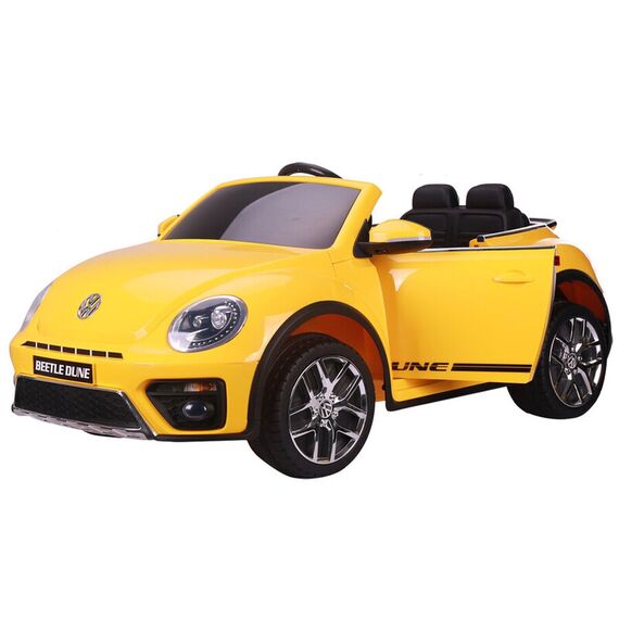 Masinuta electrica Chipolino Volkswagen Beetle Dune yellow  - ExclusivMAG.ro