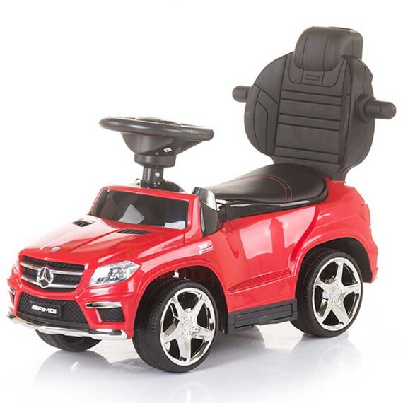 Masinuta de impins cu copertina Chipolino Mercedes Benz GL63 AMG red, Culoare: Rosu - poza 5 - ExclusivMAG.ro