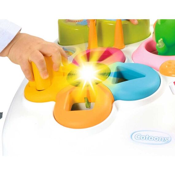 Masa educativa Smoby Cotoons roz cu efecte sonore si luminoase - poza 2 - ExclusivMAG.ro