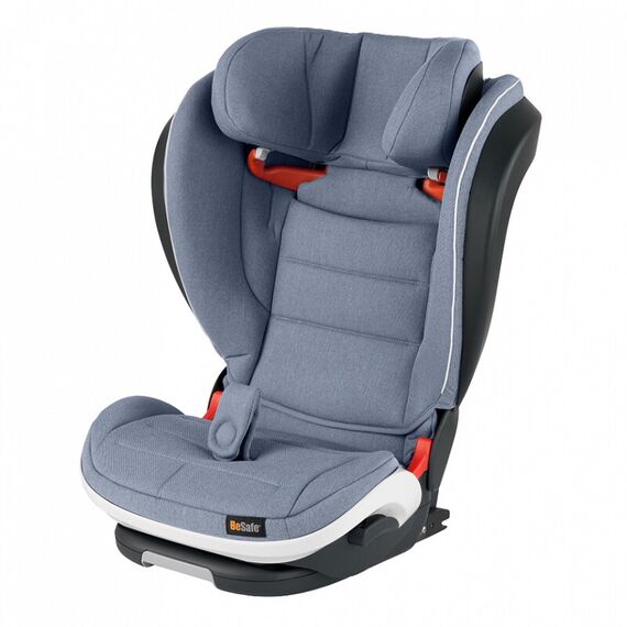 Scaun auto BeSafe iZi Flex Fix i-Size Cloud Mélange, Culoare: Albastru, Grupa: 15-36kg (4 ani - 12 ani) - poza 3 - ExclusivMAG.ro