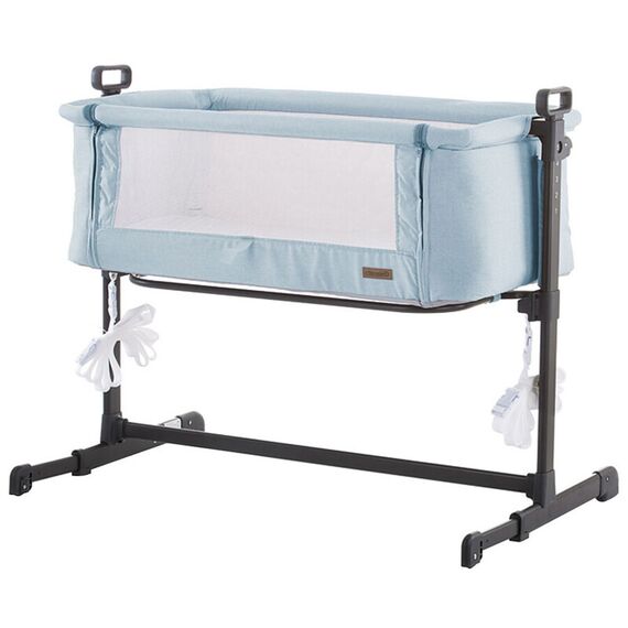 Patut Co-Sleeper Chipolino Close To Me Blue, Culoare: Albastru  - ExclusivMAG.ro