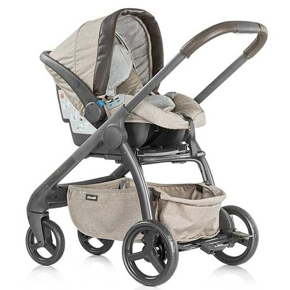 Carucior Chipolino Aura 3 in 1 frappe linen melange - poza 5 - ExclusivMAG.ro