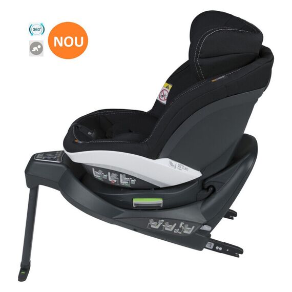 Scaun auto BeSafe iZi Turn i-Size Premium Black Car Interior, Culoare: Gri/Negru, Grupa: 61-105cm (4luni - 4ani) - poza 5 - ExclusivMAG.ro