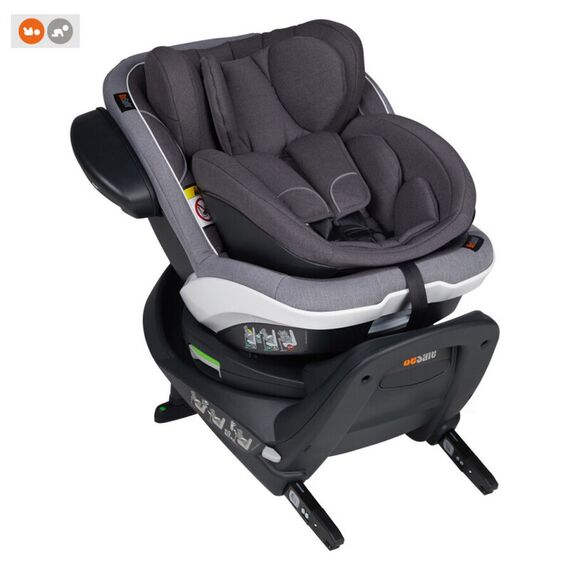 Scaun auto BeSafe iZi Twist B i-Size (0-4 ani) Metallic Mélange, Culoare: Gri, Grupa: 0-18kg (0 luni - 4 ani) - poza 2 - ExclusivMAG.ro