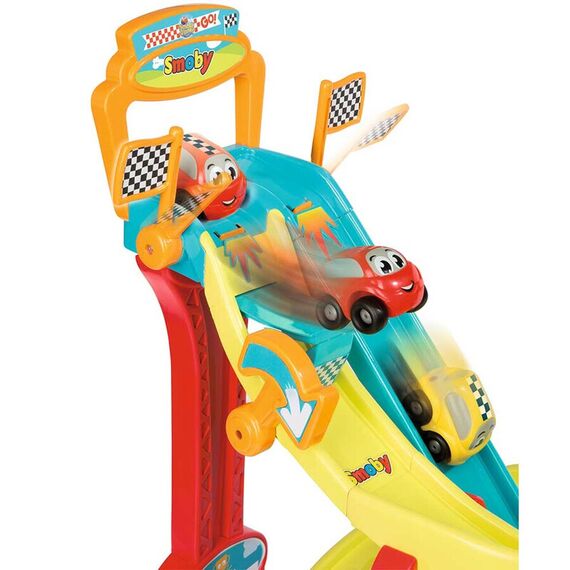 Pista de masini Smoby Vroom Planet cu rampa de lansare - poza 2 - ExclusivMAG.ro