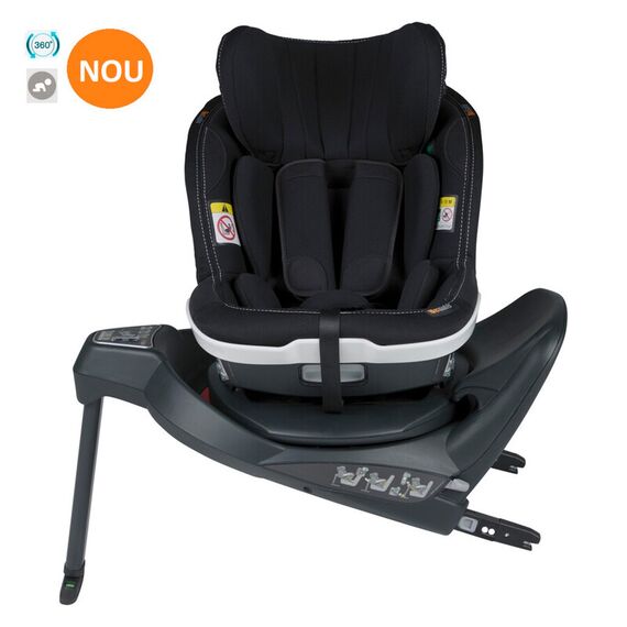 Scaun auto BeSafe iZi Turn i-Size Premium Black Car Interior, Culoare: Gri/Negru, Grupa: 61-105cm (4luni - 4ani) - poza 2 - ExclusivMAG.ro