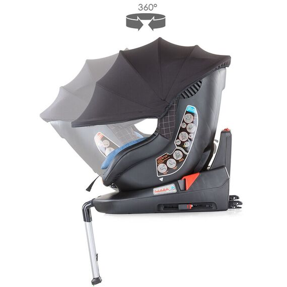 Scaun auto Isofix Chipolino Toledo 0-18 kg marine blue, Culoare: Albastru, Grupa: 0-18kg (0 luni - 4 ani) - poza 3 - ExclusivMAG.ro