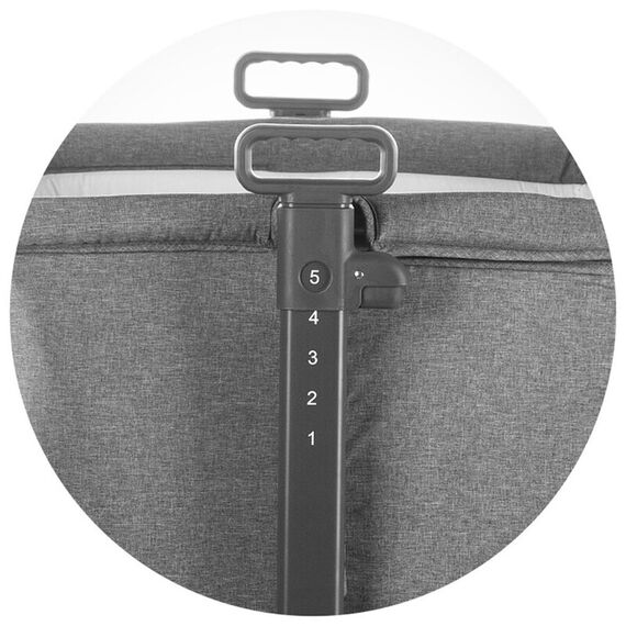 Patut Co-Sleeper Chipolino Close To Me Blue, Culoare: Albastru - poza 4 - ExclusivMAG.ro