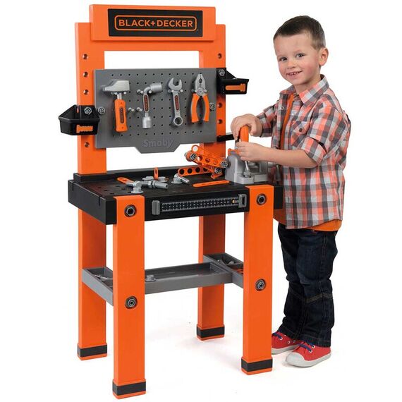 Atelier Smoby Black & Decker Bricolo One cu accesorii - poza 9 - ExclusivMAG.ro
