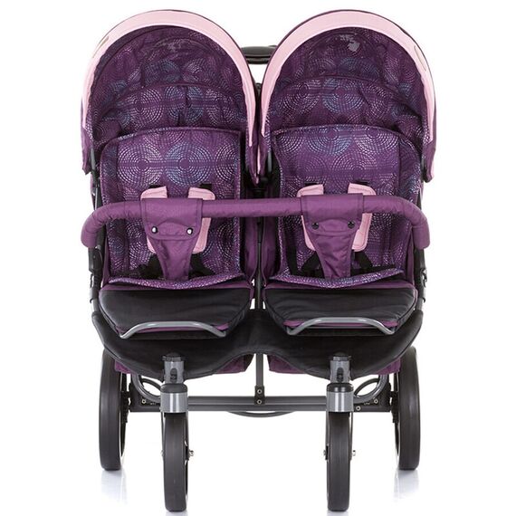 Carucior gemeni Chipolino Twix amethyst, Culoare: Mov - poza 3 - ExclusivMAG.ro