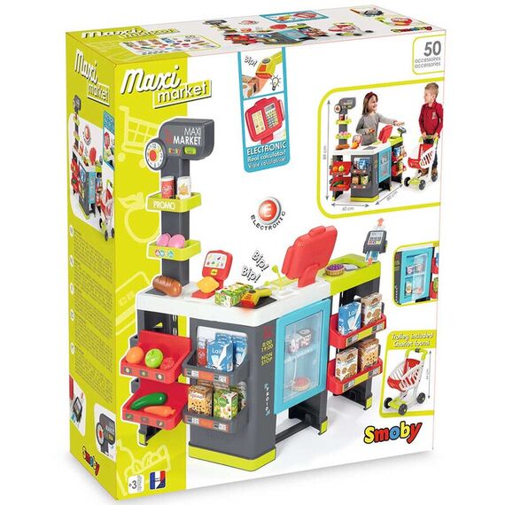 Magazin pentru copii Smoby Maxi Market cu accesorii - poza 14 - ExclusivMAG.ro