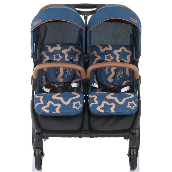 Carucior gemeni Chipolino Passo Doble marine blue - poza 3 - ExclusivMAG.ro