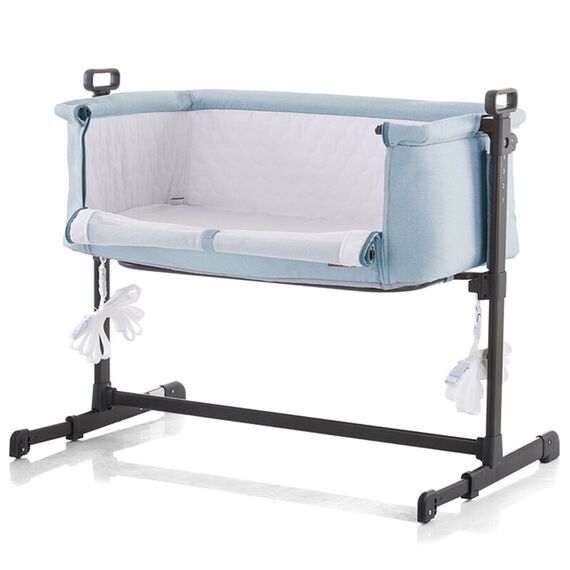 Patut Co-Sleeper Chipolino Close To Me Blue, Culoare: Albastru - poza 2 - ExclusivMAG.ro