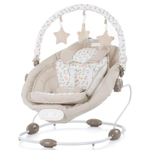 Leagan electric si balansoar Chipolino Paradise beige ribbon, Culoare: Crem - poza 2 - ExclusivMAG.ro