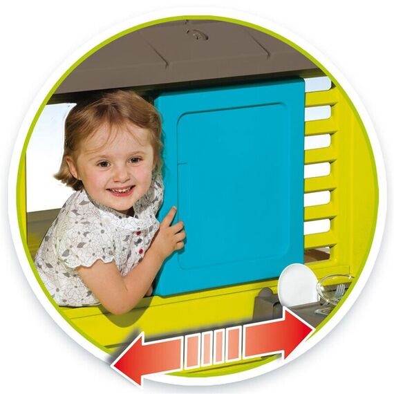 Casuta pentru copii Smoby Pretty cu bucatarie - poza 3 - ExclusivMAG.ro