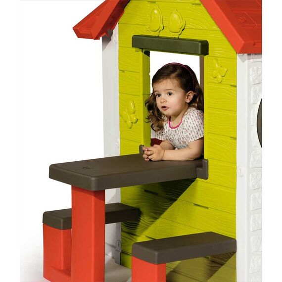 Casuta pentru copii Smoby My House cu masuta picnic - poza 5 - ExclusivMAG.ro