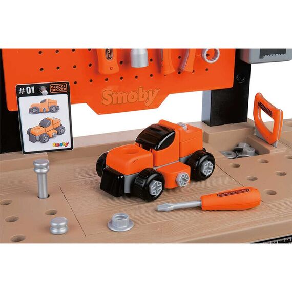 Atelier Smoby Black & Decker Bricolo Center cu accesorii - poza 6 - ExclusivMAG.ro