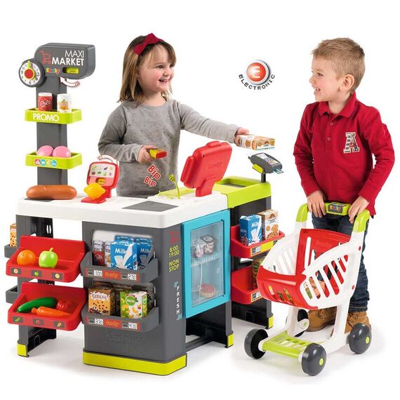 Magazin pentru copii Smoby Maxi Market cu accesorii - poza 7 - ExclusivMAG.ro