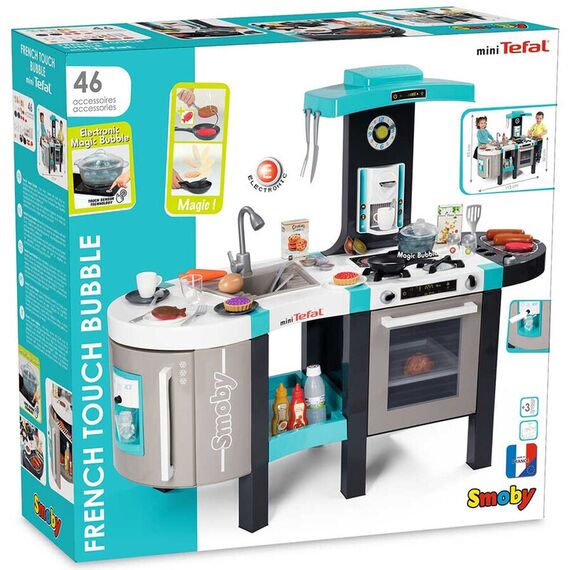 Bucatarie electronica Smoby Tefal French Touch Bubble cu oala magica si accesorii - poza 9 - ExclusivMAG.ro