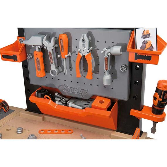Atelier Smoby Black & Decker Bricolo Ultimate cu accesorii - poza 6 - ExclusivMAG.ro