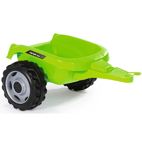 Tractor cu pedale si remorca Smoby Farmer Max verde - poza 3 - ExclusivMAG.ro