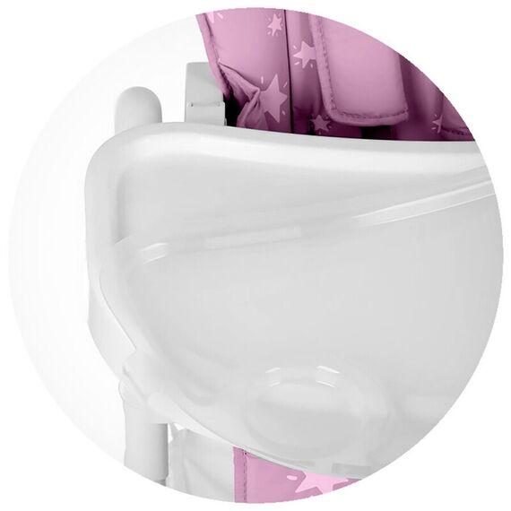 Scaun de masa Chipolino Bandi Pink, Culoare: Roz - poza 5 - ExclusivMAG.ro