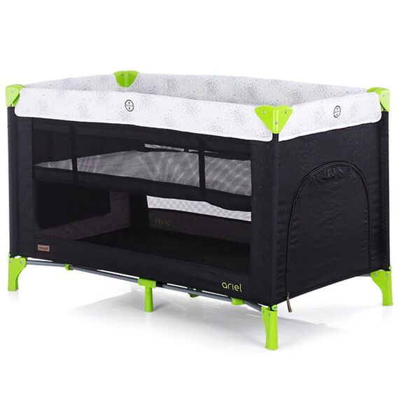 Patut pliabil Chipolino Ariel onyx, Culoare: Negru - poza 2 - ExclusivMAG.ro