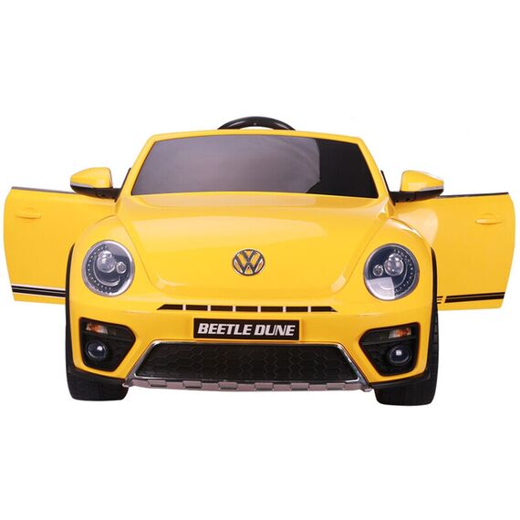Masinuta electrica Chipolino Volkswagen Beetle Dune yellow - poza 2 - ExclusivMAG.ro