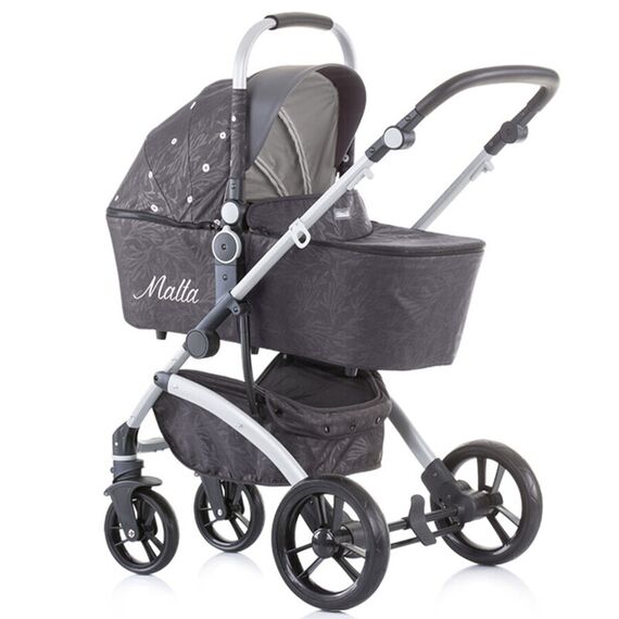 Carucior 3 in 1 Chipolino Malta silver, Culoare: Gri - poza 3 - ExclusivMAG.ro