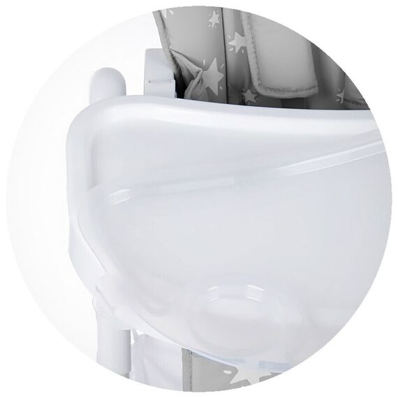 Scaun de masa Chipolino Bandi Grey, Culoare: Gri - poza 5 - ExclusivMAG.ro