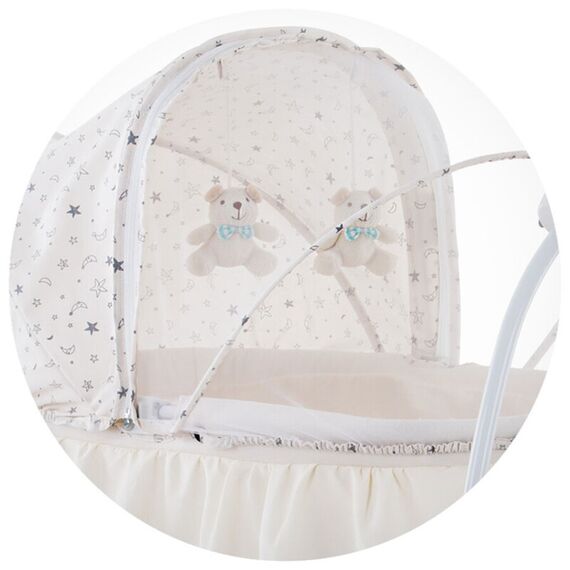 Patut si leagan electric Chipolino Rock-a-bye ivory, Culoare: Crem - poza 6 - ExclusivMAG.ro