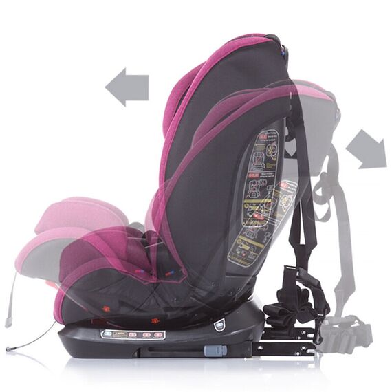 Scaun auto Isofix Chipolino Techno 0-36 kg orchid, Culoare: Violet, Grupa: 0-36kg (0 luni - 12 ani) - poza 5 - ExclusivMAG.ro