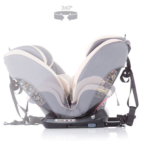 Scaun auto Isofix Chipolino Techno 0-36 kg mocca, Culoare: Crem, Grupa: 0-36kg (0 luni - 12 ani) - poza 6 - ExclusivMAG.ro