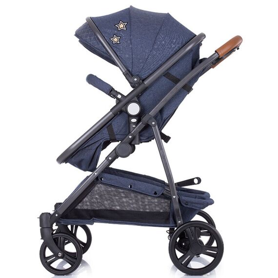 Carucior gemeni Chipolino Duo Smart denim, Culoare: Albastru - poza 14 - ExclusivMAG.ro