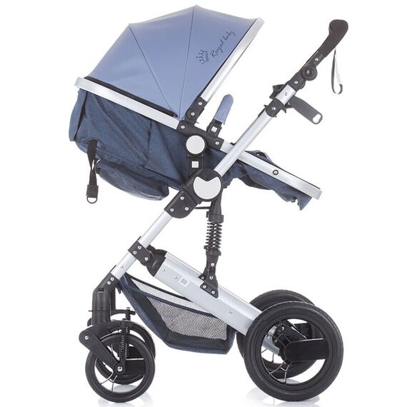 Carucior 3 in 1 Chipolino Terra blue linen - poza 4 - ExclusivMAG.ro