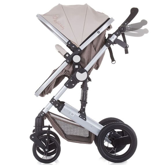 Carucior 2 in 1 Chipolino Terra mocca linen - poza 4 - ExclusivMAG.ro