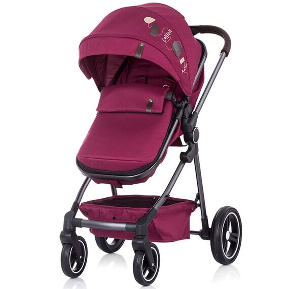 Carucior 2 in 1 Chipolino Noah orchid linen, Culoare: Violet - poza 4 - ExclusivMAG.ro